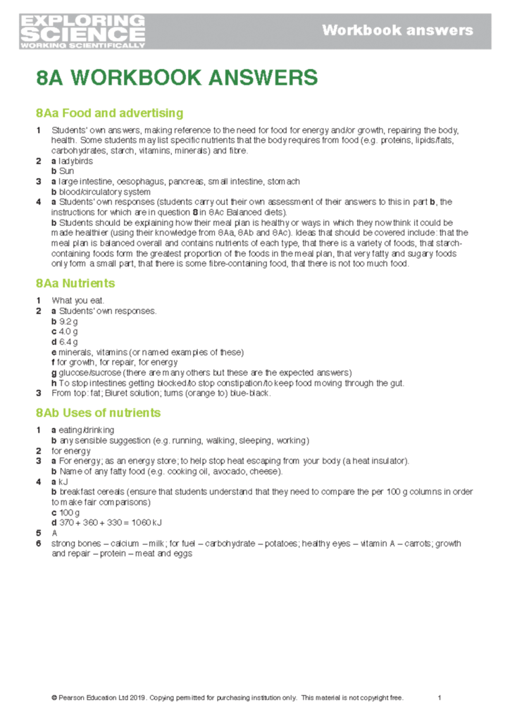 8 WB Answers Nutrition And Health In Science Studocu 8 WB Answers Nutrition And Health In Science Studocu