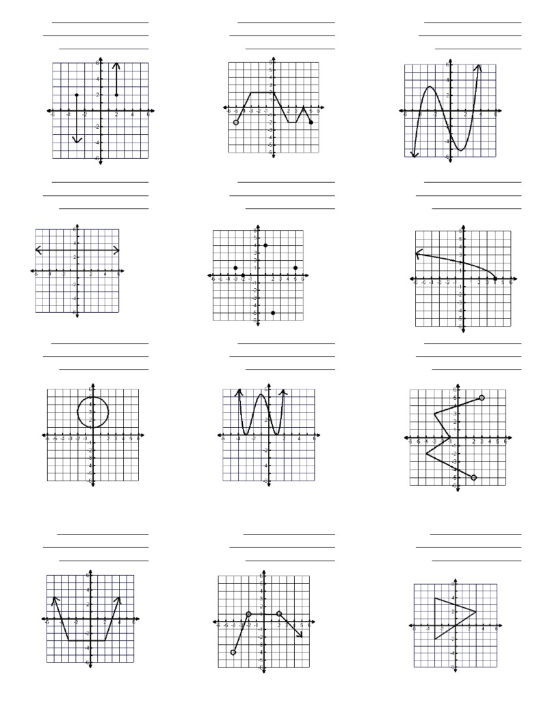 9 Best Worksheets For Identifying The Domain And Range Of Functions The Teach Simple Blog