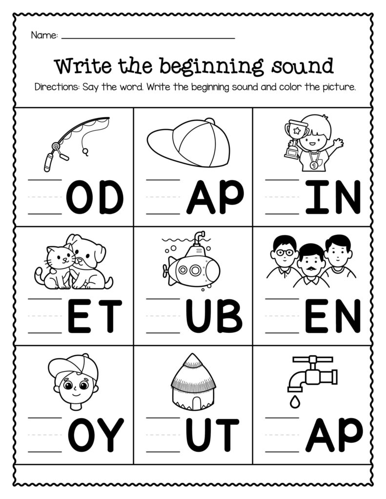 Beginning Sound Worksheets Made By Teachers
