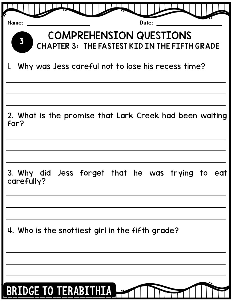 Bridge To Terabithia Novel Study Guide Made By Teachers