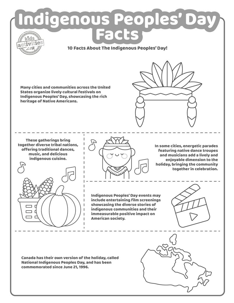 Celebrating Indigenous Peoples Day Worksheets For Kids Kids Activities Blog