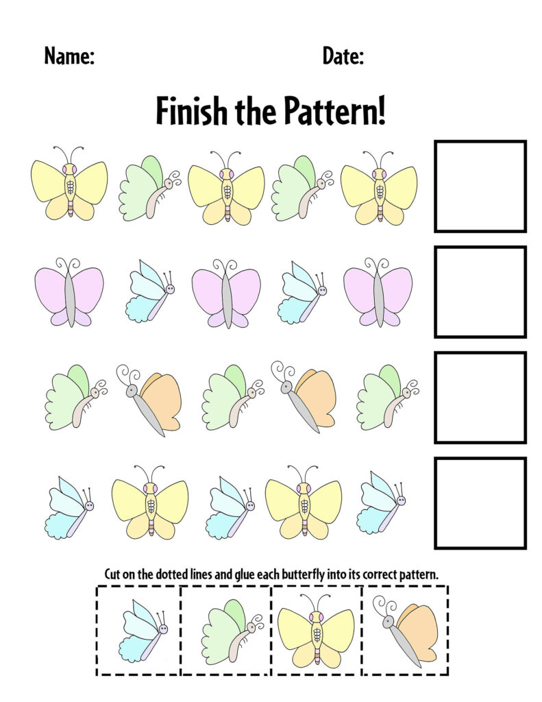 FREE Butterfly Worksheets The Hollydog Blog