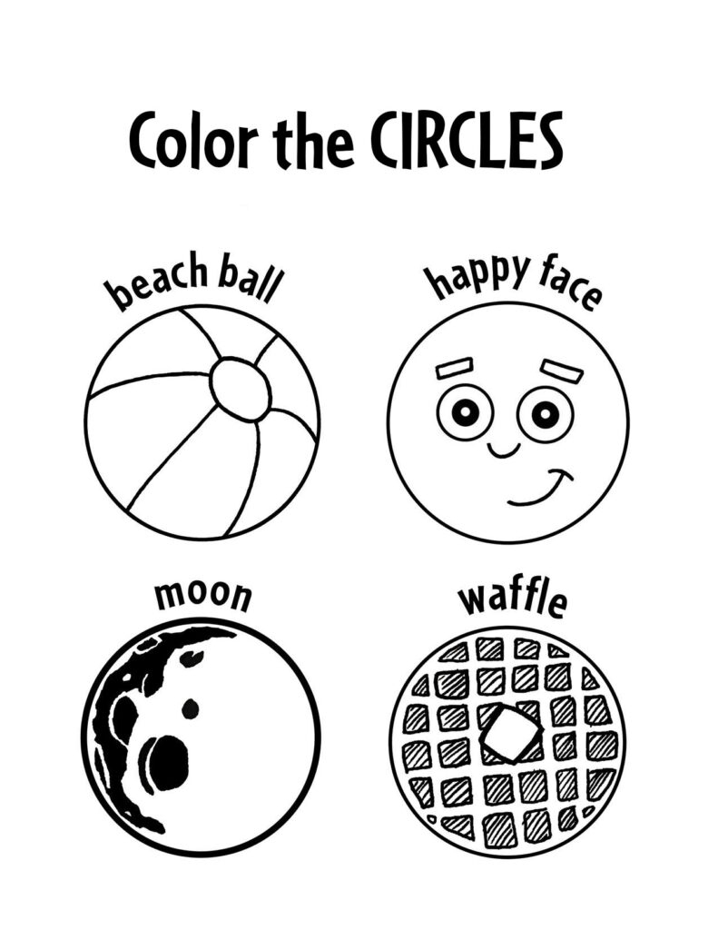 Free Circle Worksheets For Preschool The Hollydog Blog Free Circle Worksheets For Preschool The Hollydog Blog