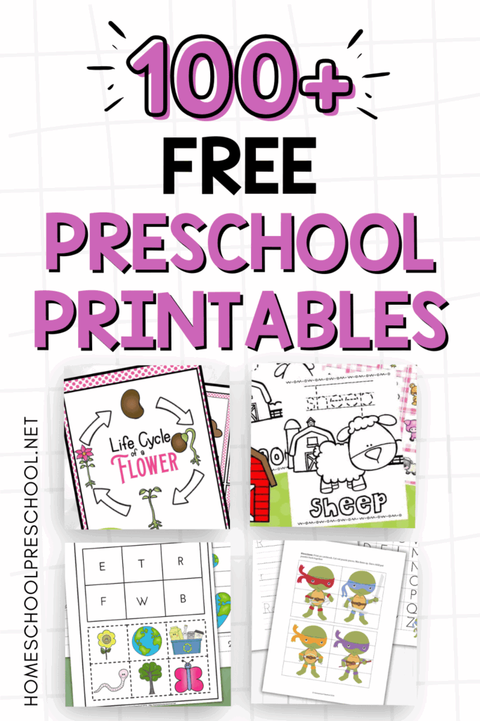 Free Preschool Printables For Fun Hands On Early Learning