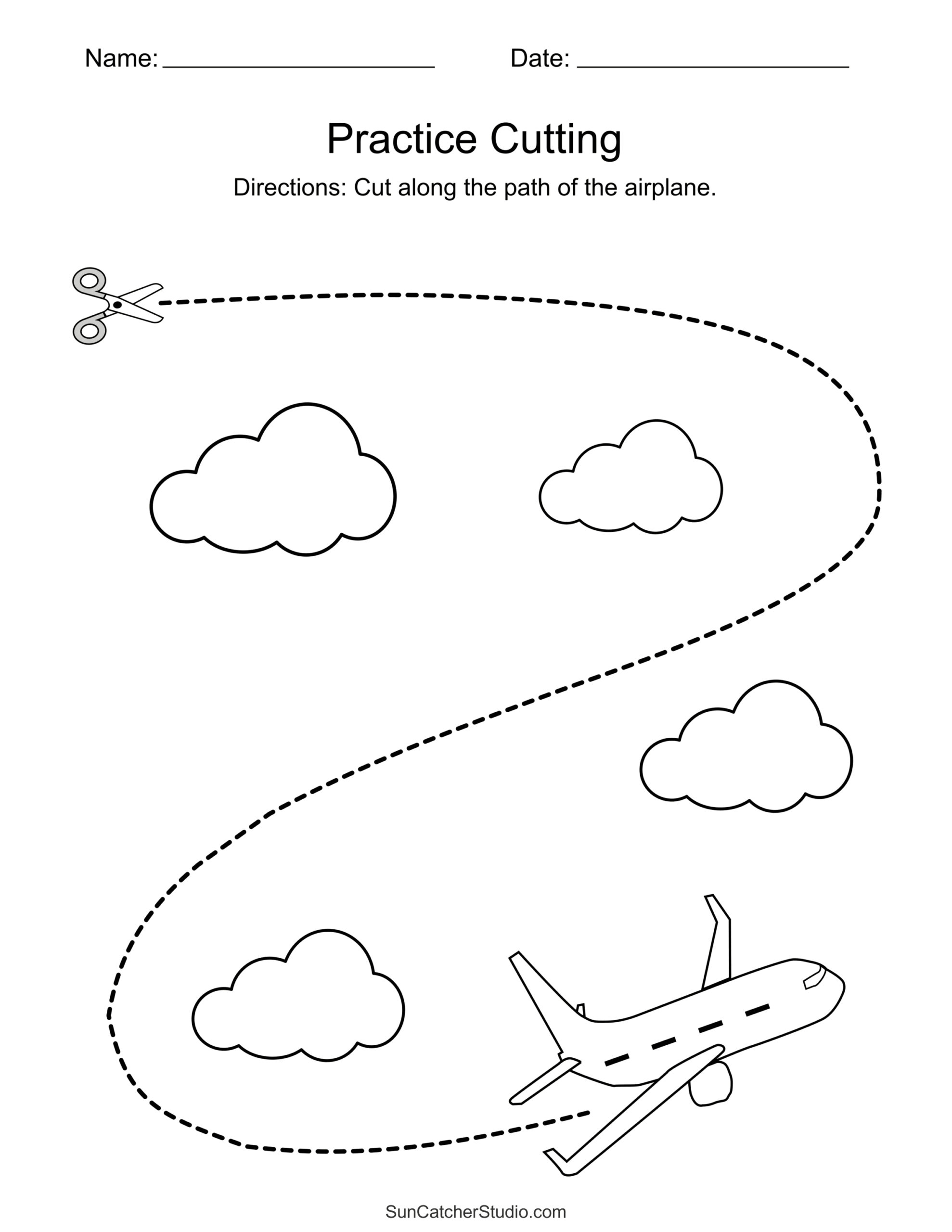 Free Printable Cutting Worksheets For Preschoolers Free Printables Lettering SVG Files Tools Apps