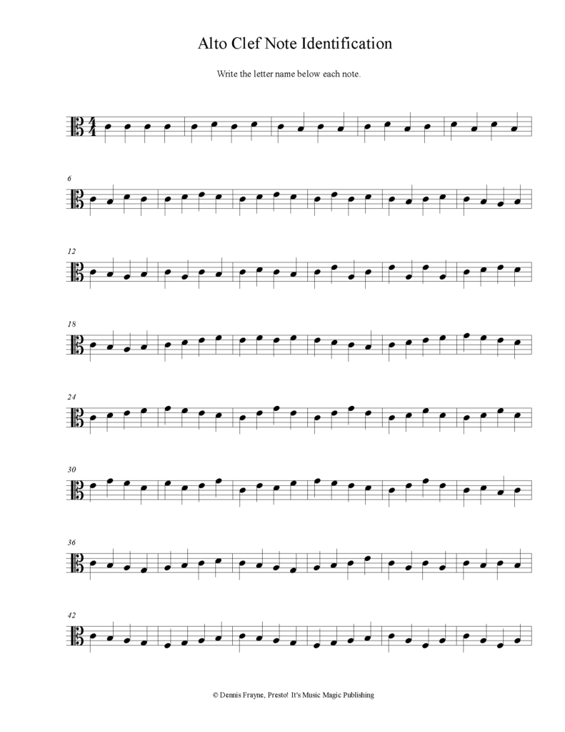 FREE Printable Music Note Naming Worksheets Presto It s Music Magic Publishing FREE Printable Music Note Naming Worksheets Presto It s Music Magic Publishing