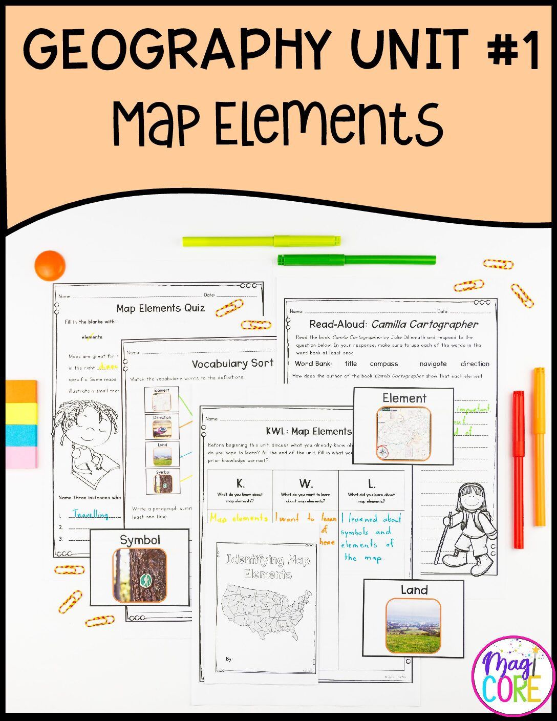 Geography Unit 1 Map Elements MagiCore