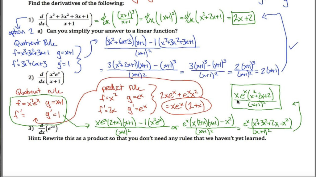 HARD Product And Quotient Rule Worksheet YouTube HARD Product And Quotient Rule Worksheet YouTube