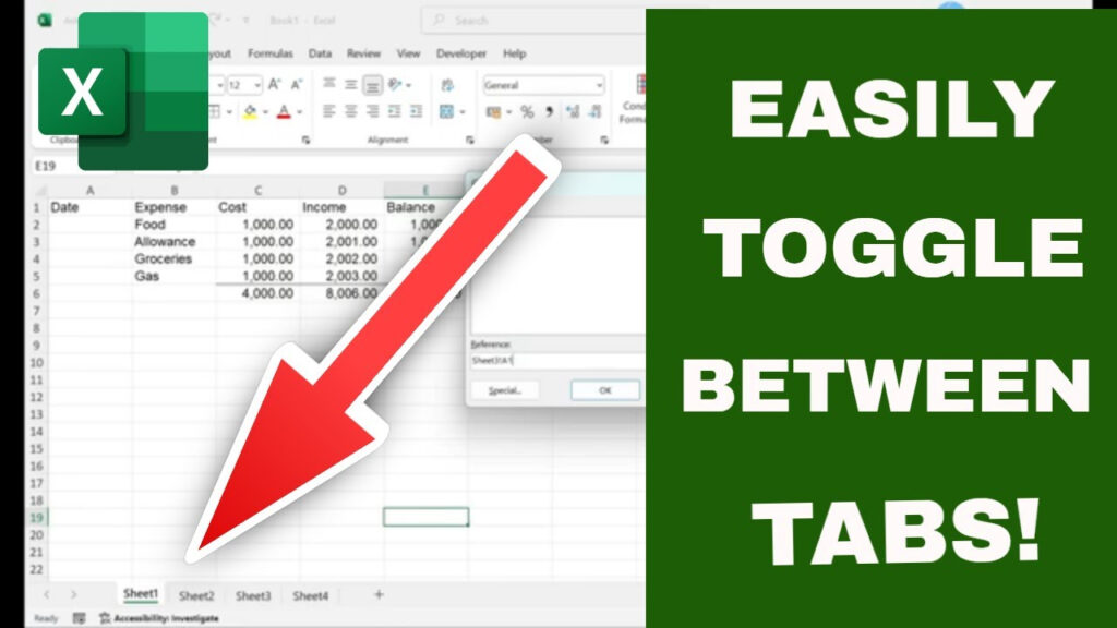 How To Easily SWITCH BETWEEN WORKSHEET TABS In Excel Easy Shortcut YouTube How To Easily SWITCH BETWEEN WORKSHEET TABS In Excel Easy Shortcut YouTube