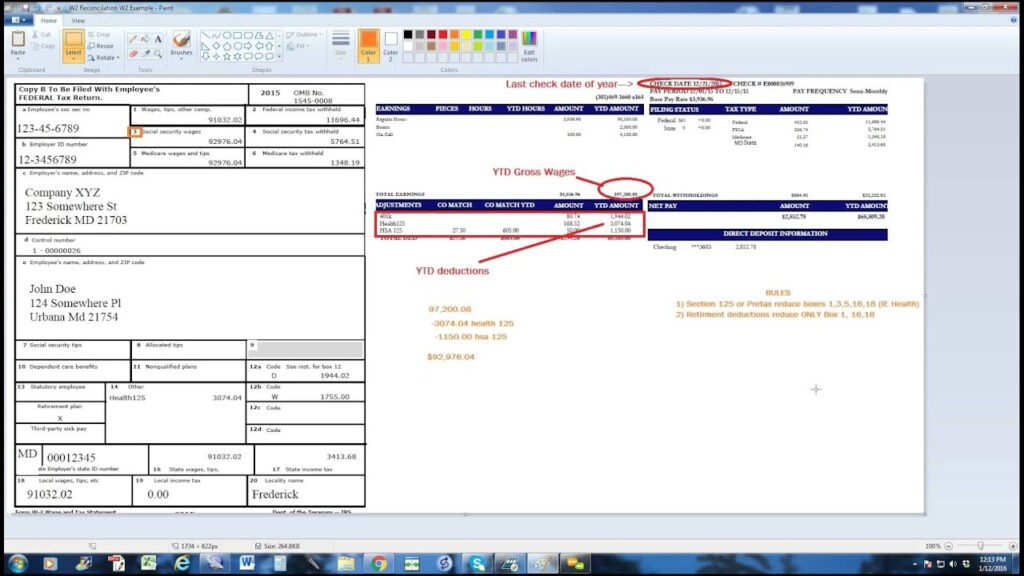 How To Reconcile Your W 2 YouTube How To Reconcile Your W 2 YouTube