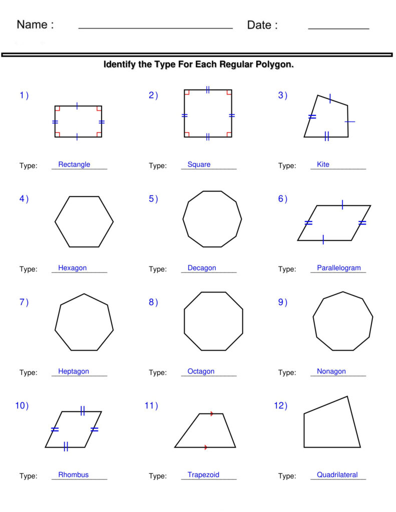 Identify Quadrilaterals And Polygons Quadrilaterals And Polygons Worksheets Made By Teachers Identify Quadrilaterals And Polygons Quadrilaterals And Polygons Worksheets Made By Teachers