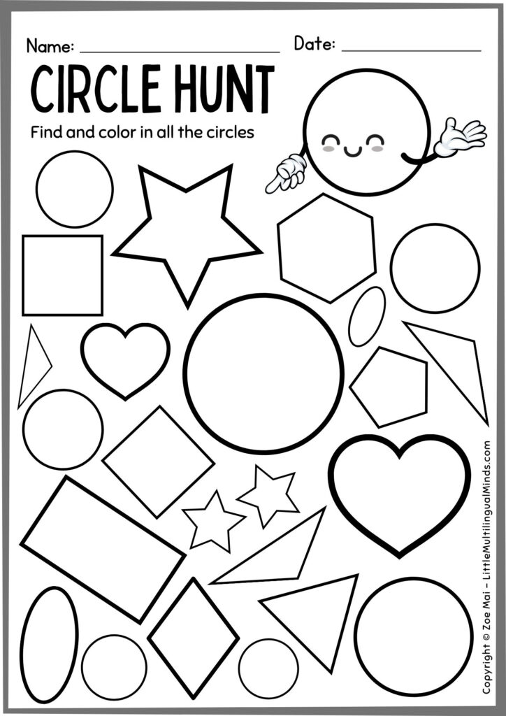 Kindergarten 2D Shapes Worksheet CIRCLE Shape Sort Shape Hunt Math Activity Made By Teachers Kindergarten 2D Shapes Worksheet CIRCLE Shape Sort Shape Hunt Math Activity Made By Teachers