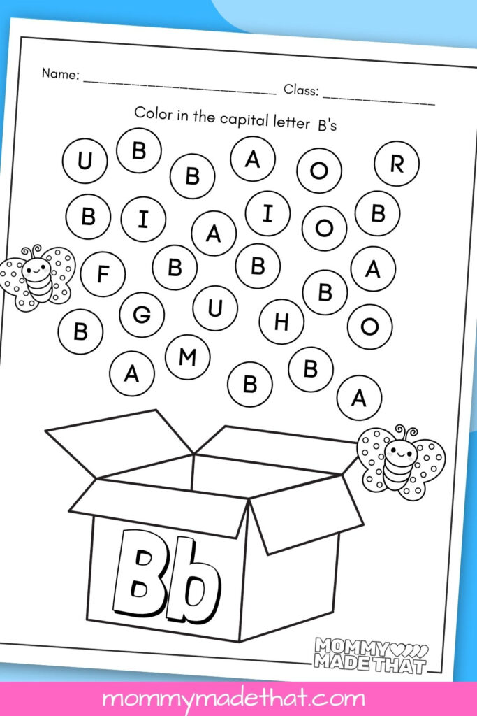 Letter B Worksheets