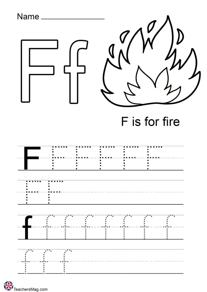 Letter F Worksheets For Preschoolers TeachersMag Letter F Worksheets For Preschoolers TeachersMag