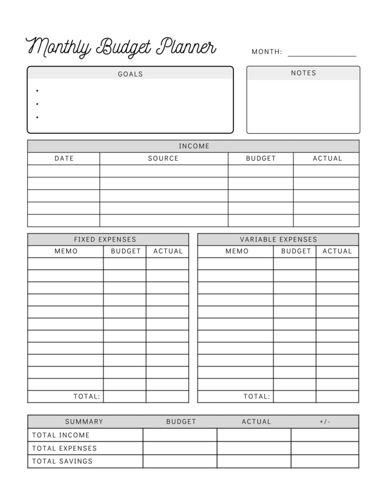 Monthly Budget Planner Printable Simple Budget Worksheet Personal Budget Template Instant Download Etsy Israel Monthly Budget Planner Printable Simple Budget Worksheet Personal Budget Template Instant Download Etsy Israel