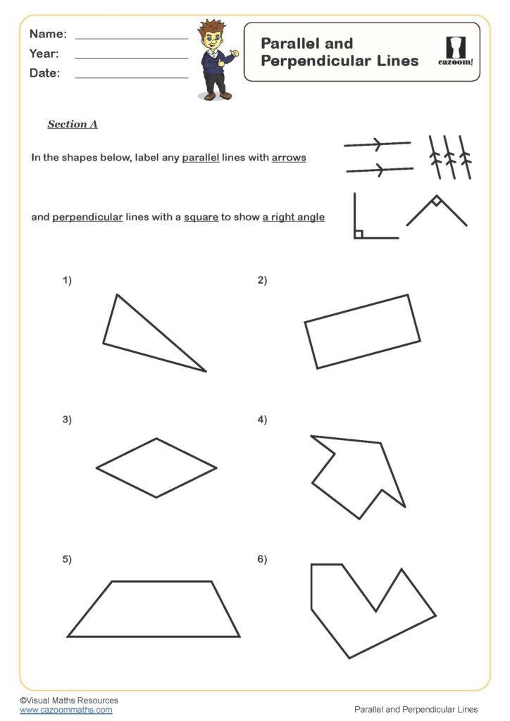 Parallel And Perpendicular Lines Worksheet PDF Printable Geometry Worksheets Parallel And Perpendicular Lines Worksheet PDF Printable Geometry Worksheets
