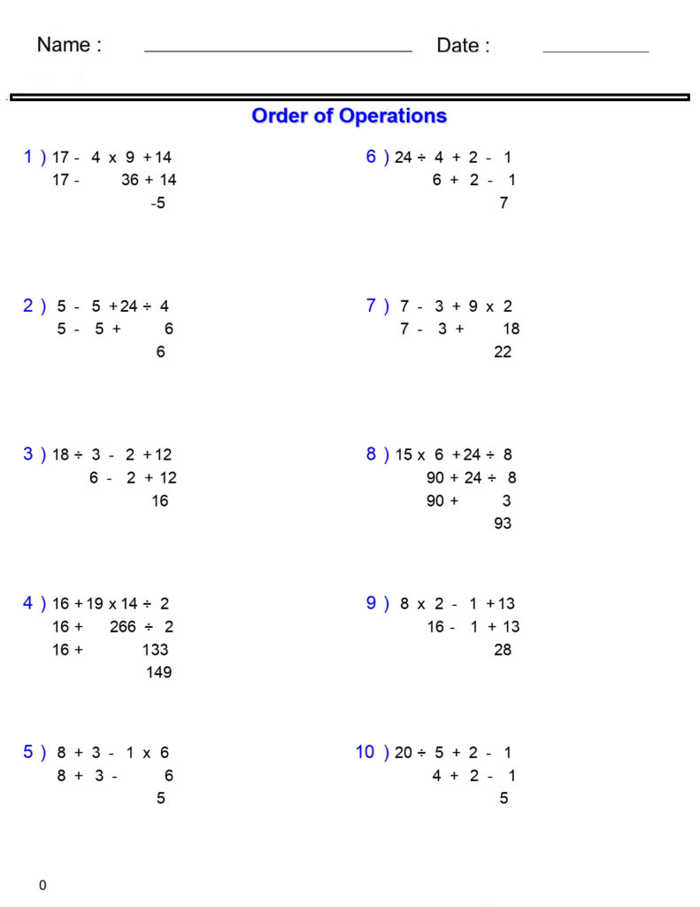 PEMDAS Problems Order Of Operations Worksheets Add Subtract Multiply And Divide Made By Teachers PEMDAS Problems Order Of Operations Worksheets Add Subtract Multiply And Divide Made By Teachers
