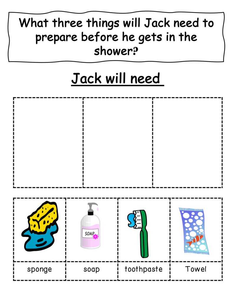 Personal Hygiene Taking Shower Lifeskills Pack Made By Teachers