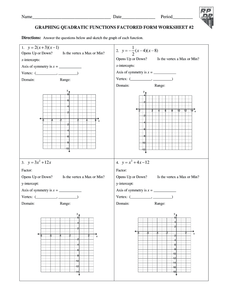 Quadratic Graph Questions And Answers Pdf Fill Out Sign Online DocHub