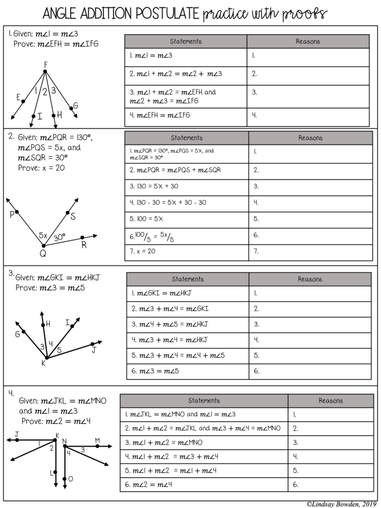 Segment And Angle Addition Postulate Notes And Worksheets Worksheets Library Segment And Angle Addition Postulate Notes And Worksheets Worksheets Library