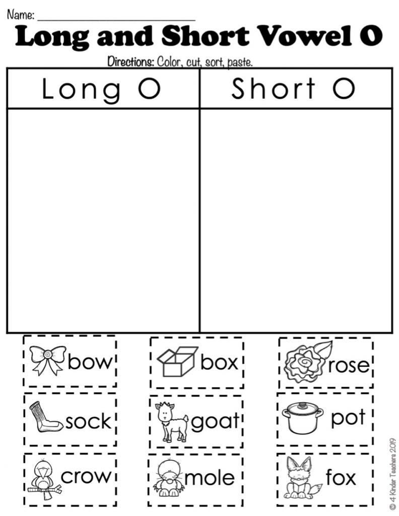 Short And Long O Worksheets 15 Worksheets Library Worksheets Library