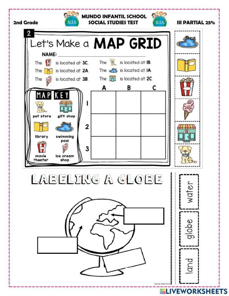 Social Studies Online Exercise For 2nd Grade Worksheets Library