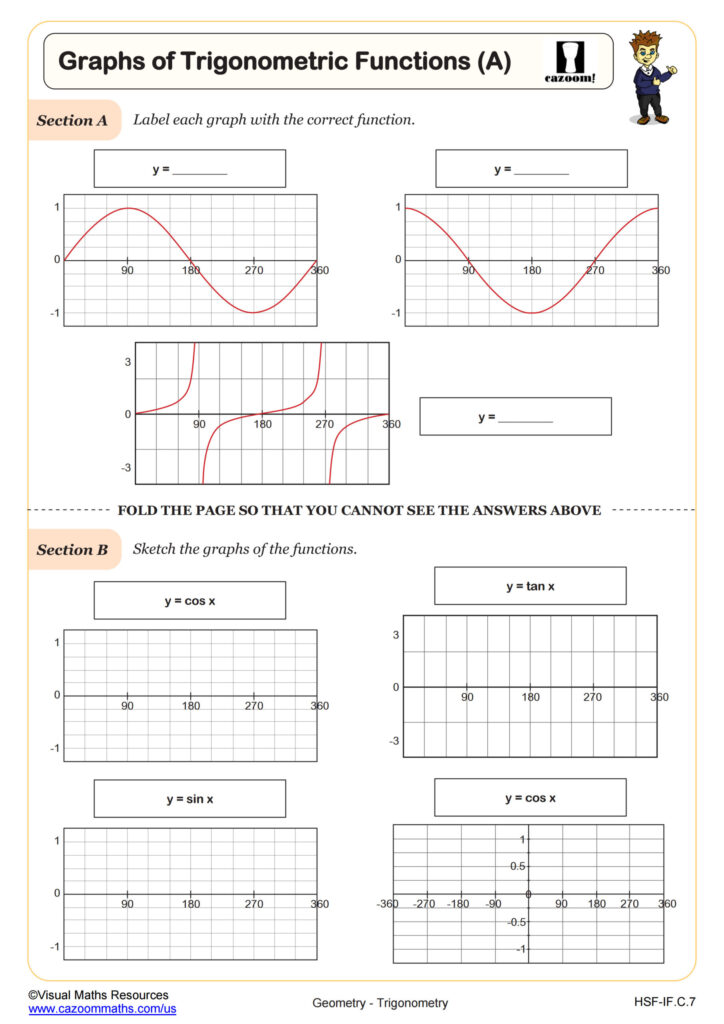 Solving Trigonometric Equations Worksheet Fun And Engaging Algebra II PDF Worksheets Cazoom Math
