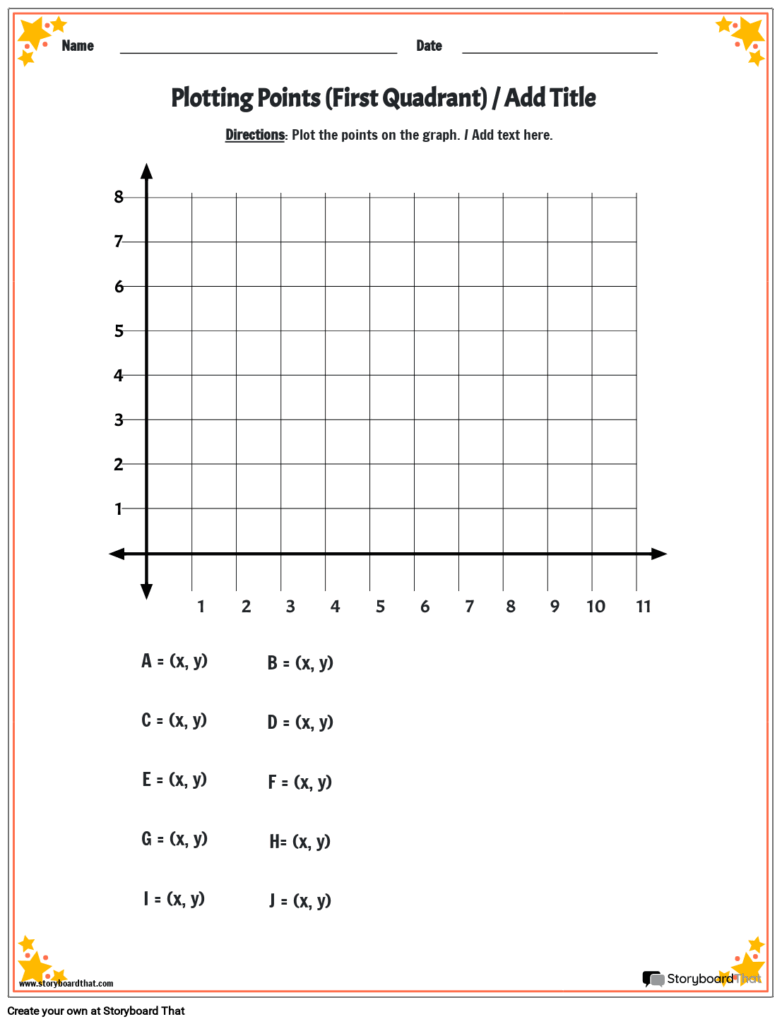 Storyboard That Create Coordinate Plane Worksheets Storyboard That Create Coordinate Plane Worksheets
