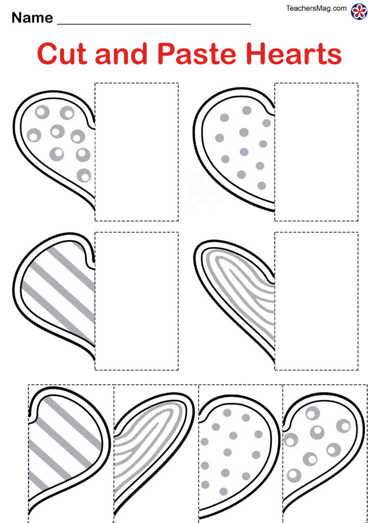 Valentine s Day Free Worksheets For Preschool TeachersMag